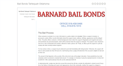 Desktop Screenshot of barnardbailbonds.com